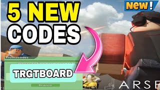 ALL WORKING ARSENAL CODES IN 2024 Roblox Arsenal [upl. by Latoniah]