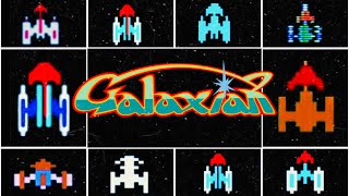 Galaxian🚀1979 Versions ComparisonPORTS U MAY HAVE NOT SEENHD60FPS [upl. by Odrahcir]