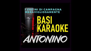 I CUGINI DI CAMPAGNA  Meravigliosamente base karaoke [upl. by Faustina664]