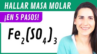 Hallar MASA MOLECULAR o Masa MOLAR ⚖ En 5 PASOS 🖐 [upl. by Melliw]