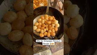 Atte Ke Golgappe Panipuri Recipe 😱😂 panipurirecipe food viralvideo viralshorts trendingreels [upl. by Anilah730]