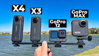 Insta360 X4 vs X3 vs GoPro [upl. by Anahsat914]