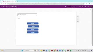 PowerApps Button and Notification [upl. by Selym]