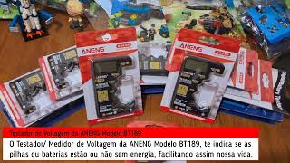 Testador de Baterias ANENG Modelo BT189 [upl. by Vierno]