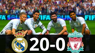 MESSI RONALDO MBAPPE NEYMAR ALL GOALS  REAL MADRID 200 LIVERPOOL [upl. by Wesla]