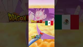 latino vs castellano doblaje dragonball goku [upl. by Leesen]