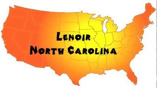 How to Say or Pronounce USA Cities — Lenoir North Carolina [upl. by Garfinkel]