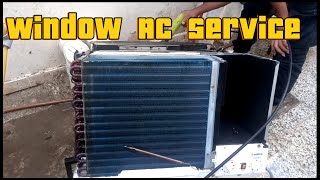 Window AC service SaudiaArabi Full Video [upl. by Orji537]