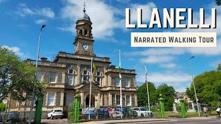 LLANELLI Carmarthenshire  4K Narrated Walking Tour  Lets Walk 2023 [upl. by Nikoletta660]