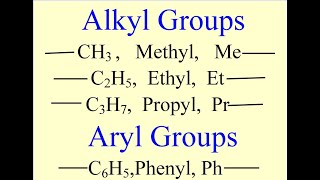 What are Alkyl and Aryl GroupsAlkyl and Aryl groups formation and naming in Organic Chemistry [upl. by Ahseiyk]