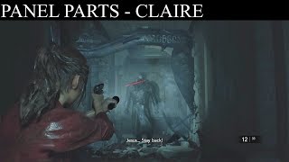 Resident Evil 2 Remake Claire A  Panel Parts amp Heart Key Location [upl. by Alaj]