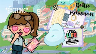 Bestie Behaviour Pack trailer review  with voice  Toca boca [upl. by Gnivri501]