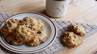 Cranberry Oatmeal Cookies Recipe  The Sweetest Journey [upl. by Lomax]