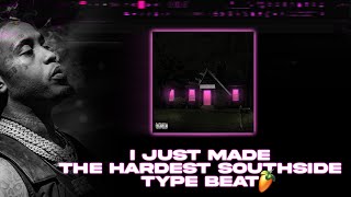 How To Make The HARDEST Southside Type Beat  FL Studio Tutorial [upl. by Reseda]