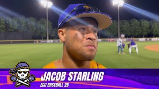 ECU Baseball’s Jacob Starling amp Aaron Groller after the 106 win over NC State [upl. by Caprice]