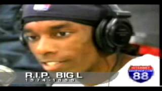 Big L freestyle 1998 on 88 hiphopcom RIP [upl. by Tnecnivleahcim]