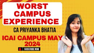 ICAI campus Experience May 2024 [upl. by Orimar784]