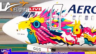 🔴LAX LIVE LAX Plane Spotting  LOS ANGELES INTERNATIONAL AIRPORT [upl. by Eiramoj165]