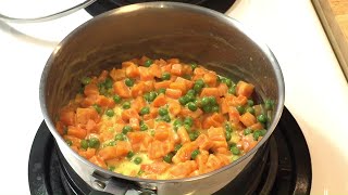 Smaczna Marchewka z Groszkiem do Obiadu Tasty Carrot with Peas for Dinner [upl. by Icaj]