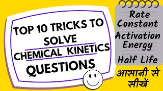 Top 10 Tricks To Solve Chemical Kinetics Questions  Chemical Kinetics Short Tricks neet iitjee [upl. by O'Hara]