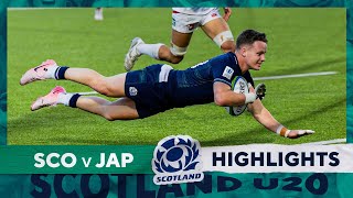 HIGHLIGHTS  Scotland v Japan  World Rugby U20 World Trophy 2024 [upl. by Tedmund]