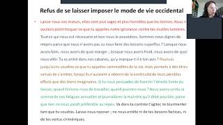 Explication linéaire de type bac du discours du vieux Tahitien Supplément au Voyage de Bougainville [upl. by Abby]