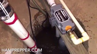 Water Powered Backup Sump Pump [upl. by Meeharb]