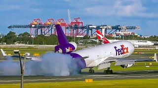 FedEx MD11 Goes Around after Touchdown  Whats the reason [upl. by Alarick]