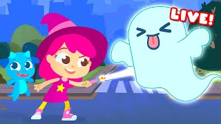 🔴 LIVE 👻 Plum vs the Mysterious Ghost 🎃 Magical Halloween Adventure [upl. by Ala]