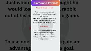 Essential Idioms and Phrases in English  English Sentences shorts [upl. by Verada226]