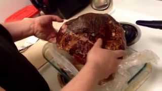 How to cook a fully cooked ham for dummies [upl. by Lehcear]