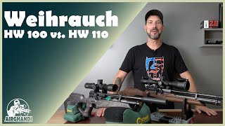 Weihrauch HW 100 vs HW 110  Mein Vergleich [upl. by Rheinlander]