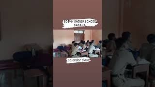 CALENDAR CLASS SDSVM SAINIK SCHOOL BATAHA [upl. by Alphonso]