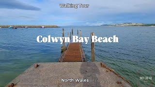 Walking Tour of Colwyn Bay Beach Wales Stunning Coastal Views [upl. by Kristine]