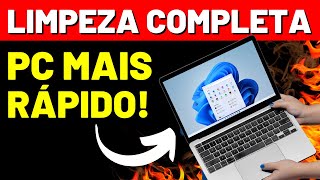 COMO LIMPAR o WINDOWS do JEITO CERTO para Deixar o PC MAIS RÁPIDO Muito Fácil [upl. by Htennek]