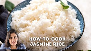 How to cook jasmine rice perfect everysingletime Get the perfect rice to water ratio [upl. by Renzo]