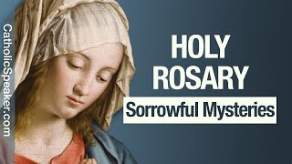 HOLY ROSARY  Sorrowful Mysteries Tuesday amp Friday Catholic [upl. by Allyson]