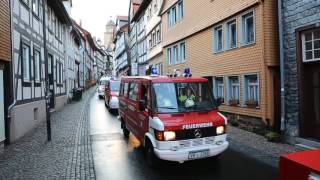 Blaulichtumzug durch die Altstadt von Alsfeld [upl. by Nathanoj]