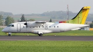 Powerful Air Alps Dornier 328 OELKB takeoff at Linz Hörsching LOWL LNZ [upl. by Eendys]