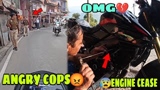 Angry cops😡 Engine cease😰  omg💔💔 [upl. by Florian]