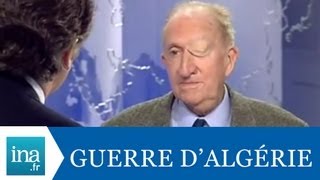 Général Paul Aussaresses quotles tortures en Algériequot  Archive vidéo INA [upl. by Lacee]