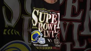 Who won that Super Bowl2022 Super Bowl NFL Apparel t shirt [upl. by Aushoj]