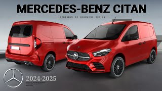 ALL NEW MERCEDESBENZ CITAN 20242025 REDESIGN  Digimods DESIGN [upl. by Amsa]