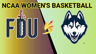 Fairleigh Dickinson Knights vs UConn Huskies  20242025 NCAA Womens Basketball Live Score [upl. by Notnek828]