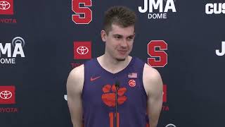 Clemson 77 Syracuse 68 Joseph Girard III postgame [upl. by Anaejer106]