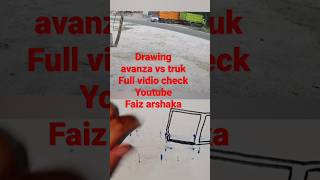 kecelakaan maut avanza vs truk parkir shorts drawing trukoleng accidentnews [upl. by Adnahsal402]