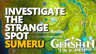 Investigate the strange spot Genshin Impact [upl. by Brindle864]