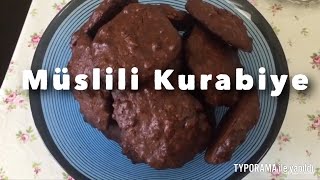 SÜPER SAĞLIKLI👩‍🍳 ÇOK HAFİF TADI İLE ❤️➡️ Müslili kakaolu kurabiye tarifi [upl. by Pettifer206]