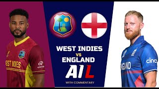 West Indies v England ENG vs WI 1st T20 2023 MATCH LIVE CRICKET SCORES amp COMMENTARY [upl. by Ettelrac]