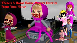 Theres A Horor Secret Place Yuta Mio Meet Masyas House Eater Haunted  SAKURA SCHOOL SIMULATOR [upl. by Abisia]